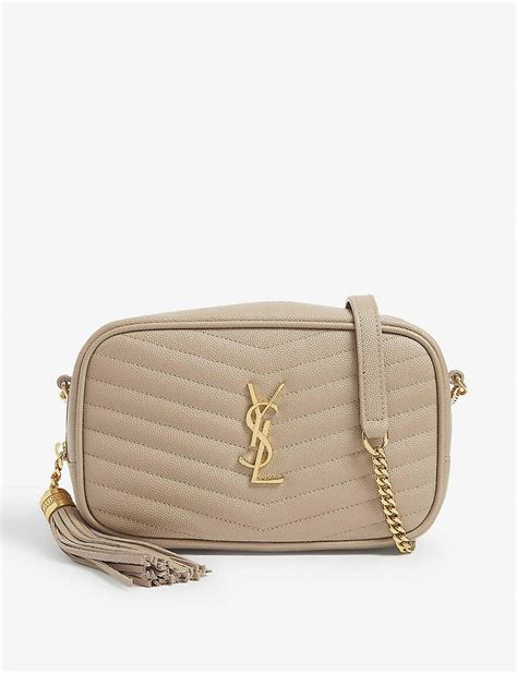 ysl quilted leather camera bag|lou camera bag dark beige.